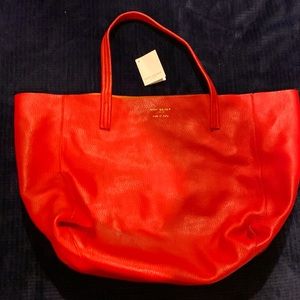 Kurt Geiger Violet Horizon Tote Red